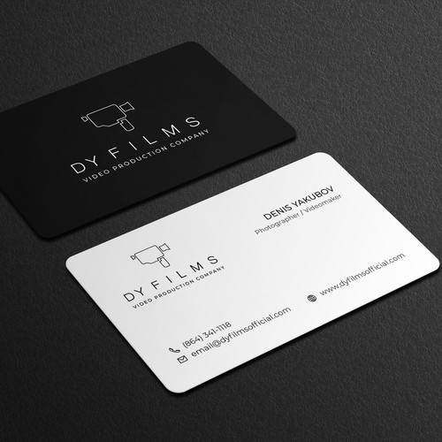 Business card for video production company Design by Galaxiya