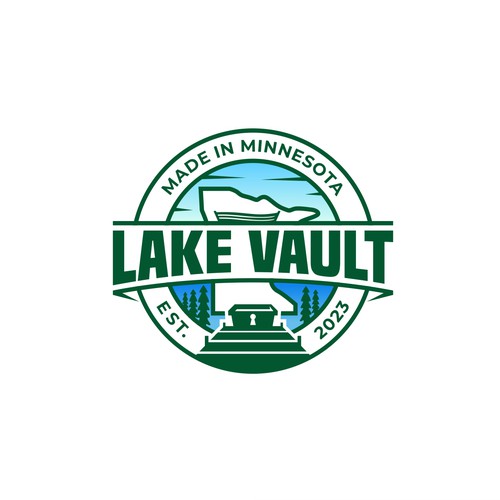 Designs Up North, Lake Life Storage box brand Logo design contest