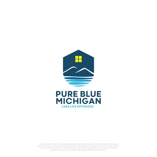 Pure Blue Michigan Design by ernamanis