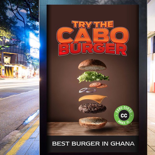 Billboard for Burger Company Design by IDEA Logic✅✅✅✅