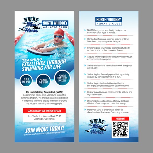 swim camp flyer