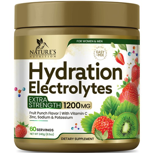 Hydration Electrolytes Design Needed for Nature's Nutrition Design by Black-Pepper
