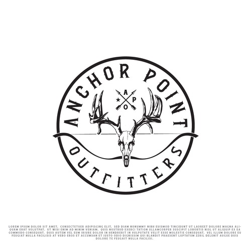 Vintage hunting logo to appeal to bow hunters of all generations Design von Stranger007