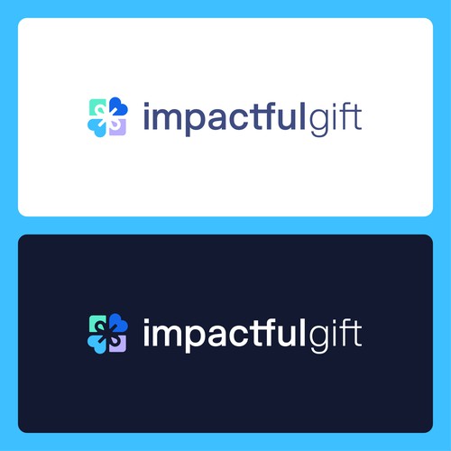 Design a logo empowering charity donations instead of material gifts Design by Kukuh Saputro Design