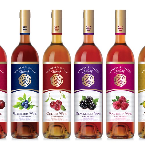 Fruit Wine Labels Needed for Wimberley Valley Winery! Product label