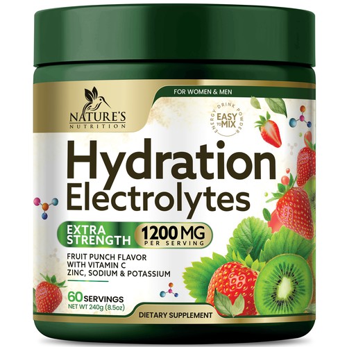 Hydration Electrolytes Design Needed for Nature's Nutrition Design by Black-Pepper