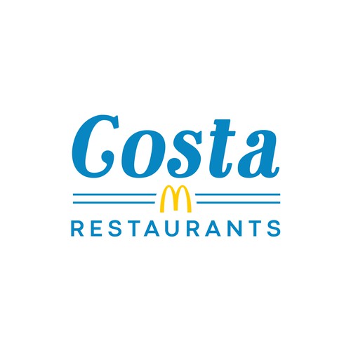 Logo for Costa Restaurants - McDonald's Design by rouf_art