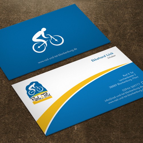 **modern Bike-store needs Business-Cards** Design by Xclusive16