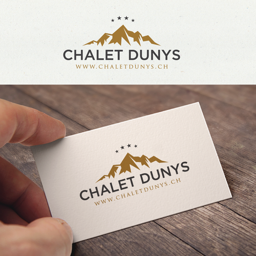Create a expressive but simple logo for the Chalet Dunys in the Swiss Alps Design von M U S