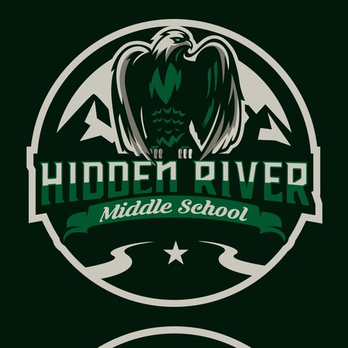 Hidden River Middle School needs an updated logo | Logo design contest