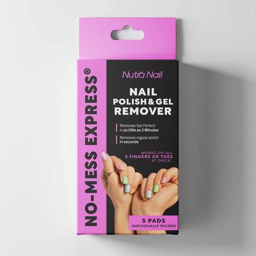 Nutra Nail Gel Remover Design by SRGrafica
