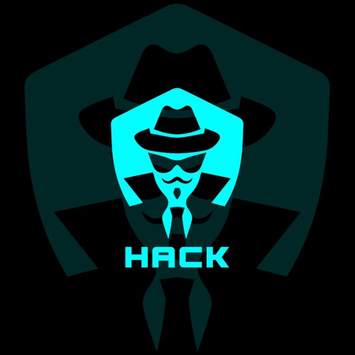 Hacker Themed Logo! Hacker/Coder Software Developer Logo Design by Mydo Design