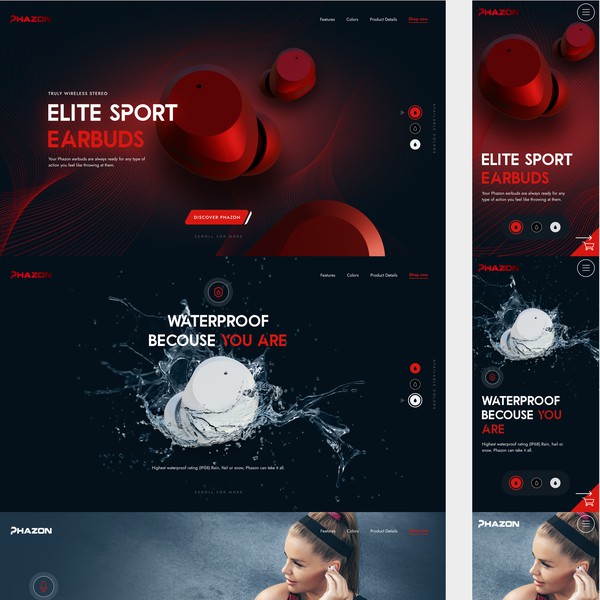 Bold design for Earbud Product