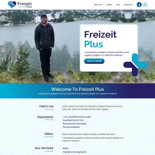 Web page design contest entry by Graphique_Fusion708