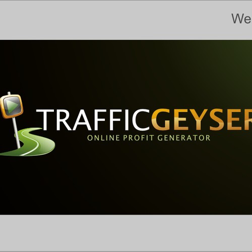 T-R-A-F-F-I-C   g-e-y-s-e-r  Logo Design by Yunr