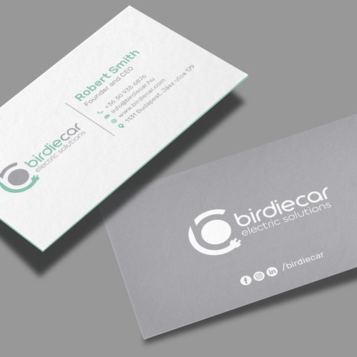 business card for company called birdie Design by muaz™