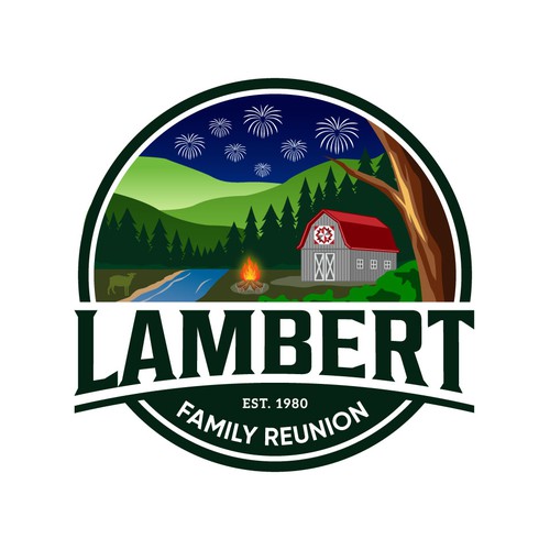 family reunion logo design