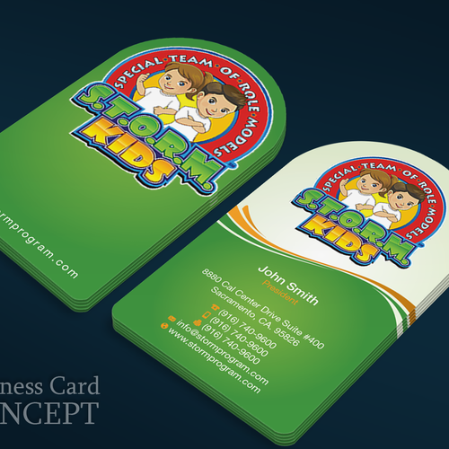 S.T.O.R.M. Program Business Card Design by FishingArtz