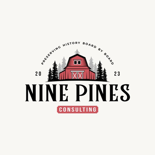 Got wood?  Reclaimed wood logo design contest. Design by Vic People Studio