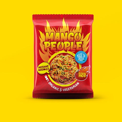 Playful Instant Noodle Packaging Design Challenge Design by Manthanshah