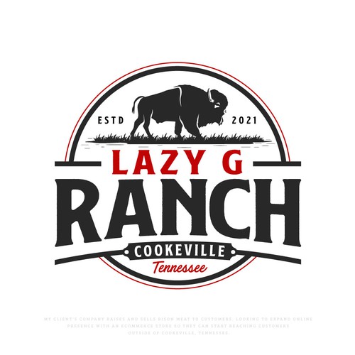 Custom Logo for Bison Ranch Design by Unik ART