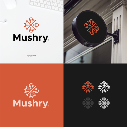 Logo Design for a unique Functional Mushroom Brand Design by casign