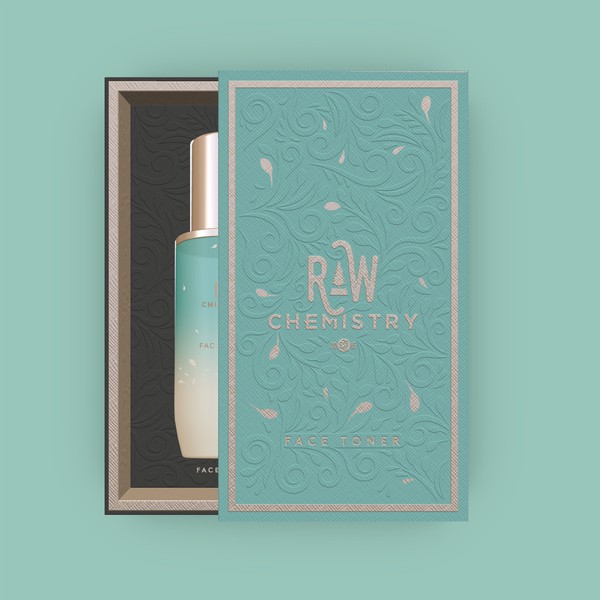 Packaging and structural box design for Luxury Face Toner