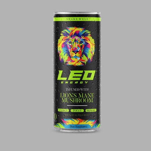 Energy Drink Label Design Design by atensebling