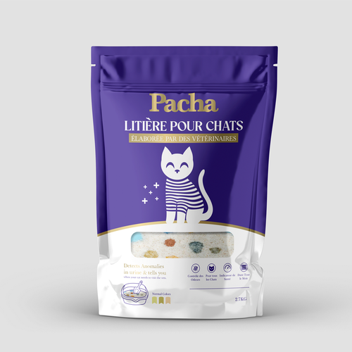 Cat Litter startup Minimalistic packaging - Contest Design by SONUPARMAR