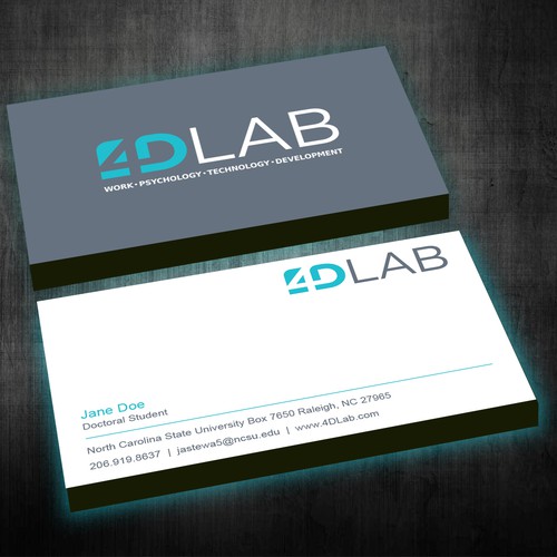 Modern Psychology Lab Business Card Wettbewerb In Der Kategorie Visitenkarte 99designs