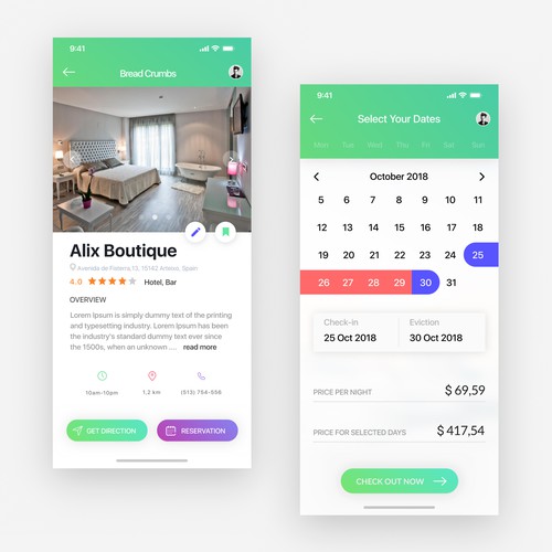 Existing Travel App UI-UX Enhancement (Redesign) Design by ARTURDSGN