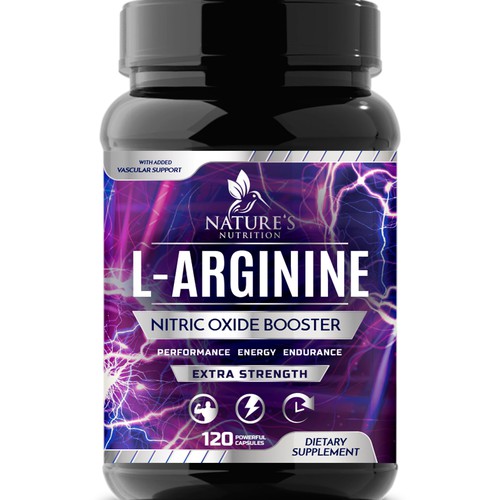 Powerful L-Arginine Capsules Design Needed for Nature's Nutrition Design réalisé par Wfemme