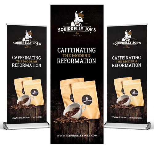 Coffee Company Trade Show Banner Design by Aziz-Creative