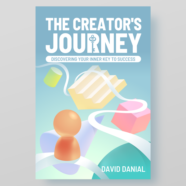 Cool 3D theme book cover for education/creators