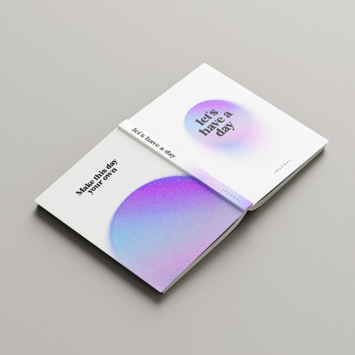 Minimalistic pinterest vibe for a self help journal cover Design by Faisal Zulmi™