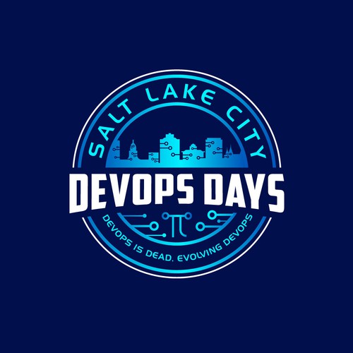 Evolution of DevOps - during Pi day - website and print logo Design by Logicainfo ♥