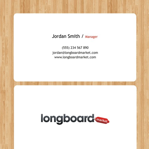 New stationery wanted for Longboard Market Design by DarkD