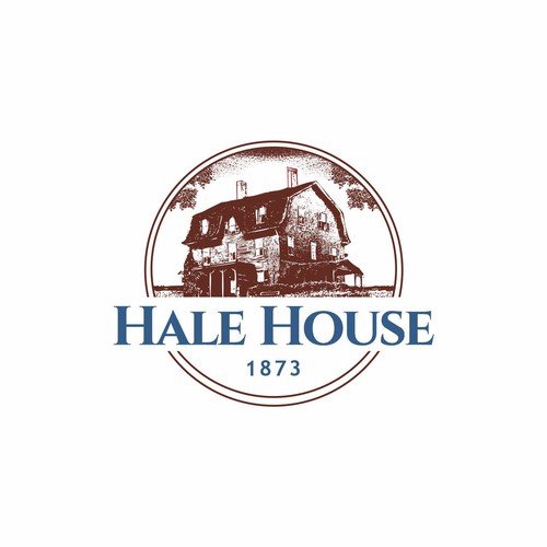 Historic and Famous Hale House Logo Design Design by Adam Anggriawan