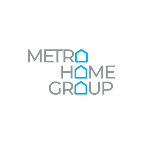 Metro Home Group Real Estate Team Logo Diseño de Victor Langer