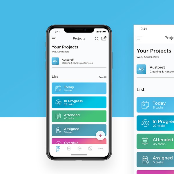 Redesign an existing mobile app for our business