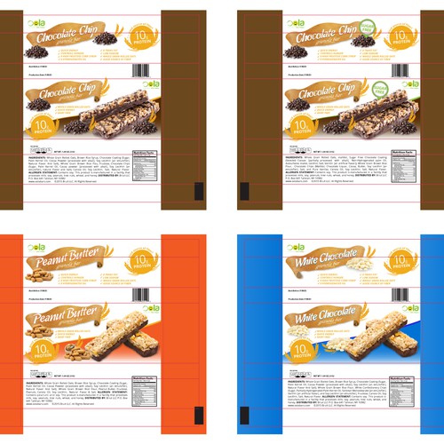 Create protein bar wrappers Product packaging contest