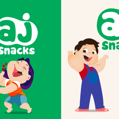 Create an Iconic Organic Kid's Snack Character Logo Design by Sukach