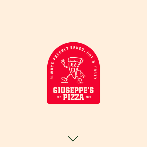 Modern & hip logo for a mobile pizza business Design by BearFace™