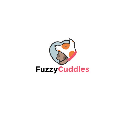 Fuzzy Cuddles Pets Logo Design by safy30