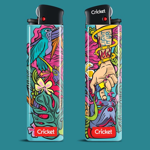 Create illustrations for a limited collection of Cricket Lighters (Multiple Winners) Design by milomilo