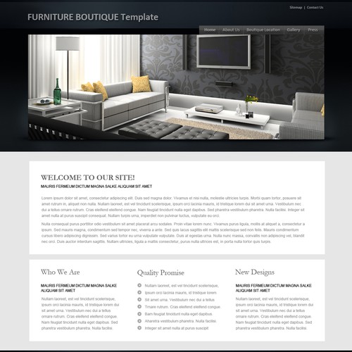 1-3 Page Website Template Design von RMDesigns