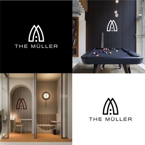 Want a challenge? Use the umlaut  - create a luxury logo for an apt building – The Müller Diseño de S.H Designs