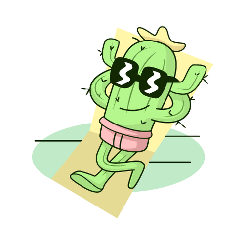 Illustrated Character Logo for Newsletter Design by AdriánKG