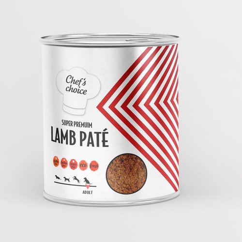 Design a super premium pet food packaging! Design by Budour A.