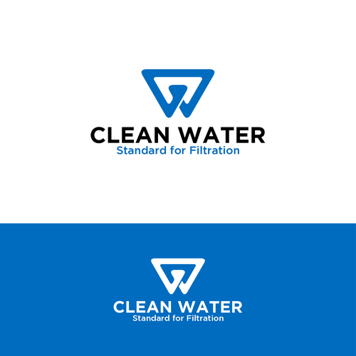 Simple Clean Logo for Water Filtration Company Design by solih